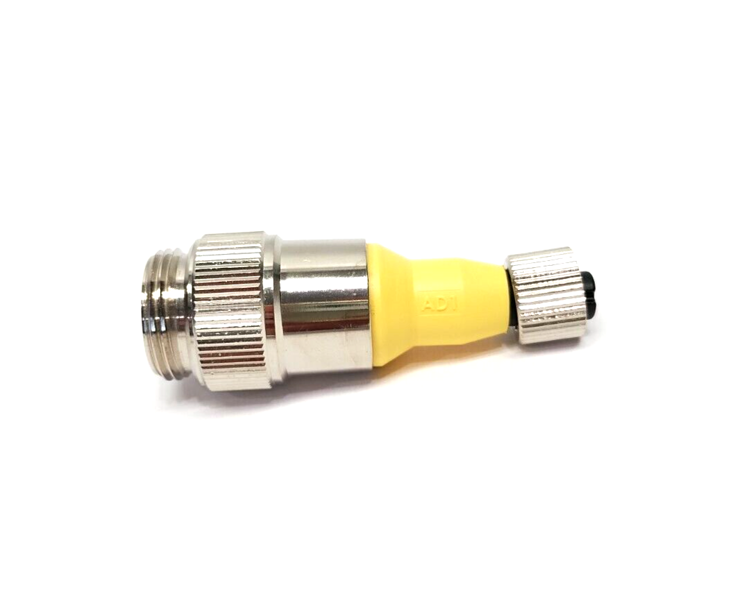Mencom MINEDC-4MFP-AD1 MIN Size I Male 7/8" To Female M12 Adapter, 4-Pin - Maverick Industrial Sales