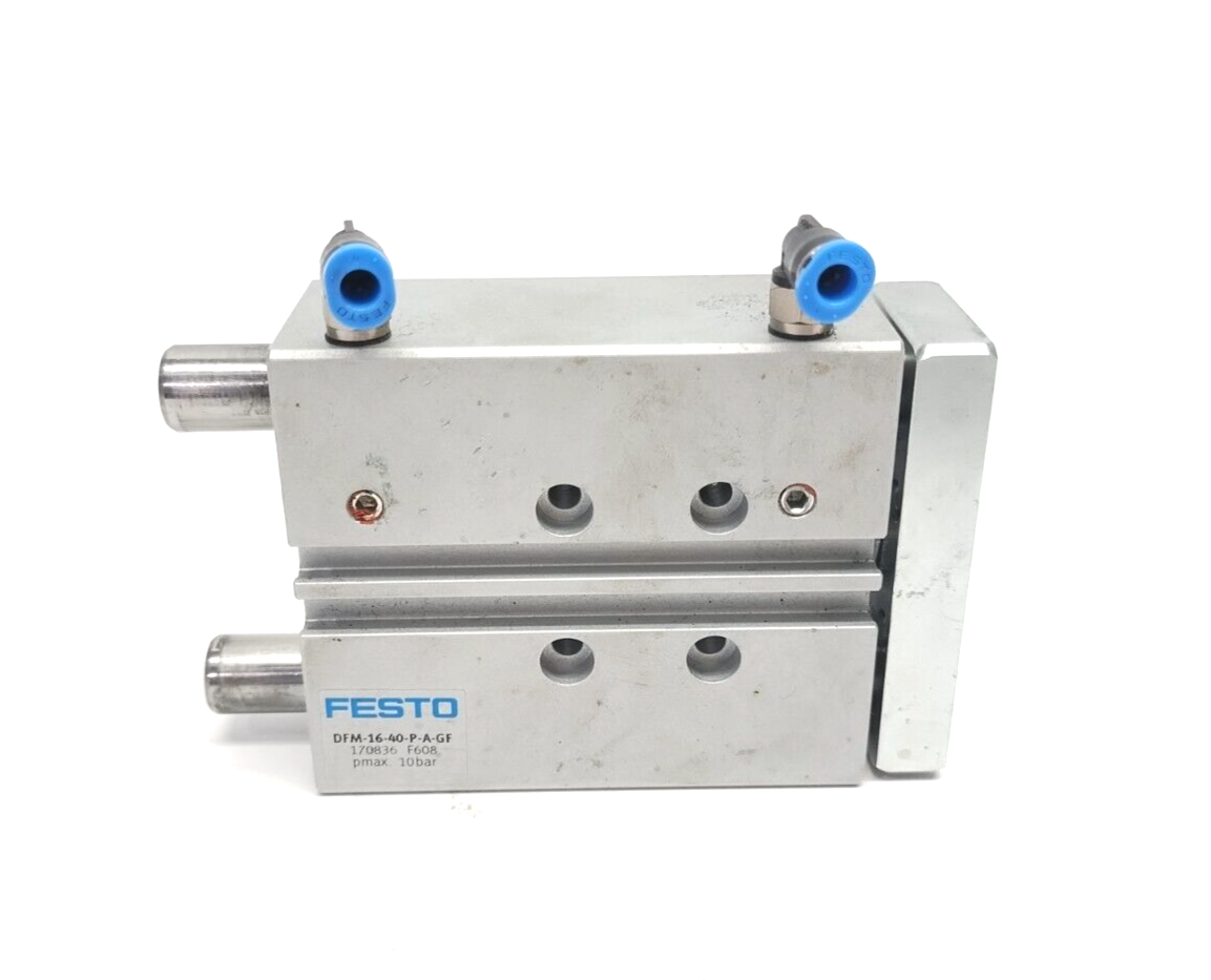 Festo DFM-16-40-P-A-GF Pneumatic Guided Actuator 16mm Bore 40mm Stroke 170836 - Maverick Industrial Sales