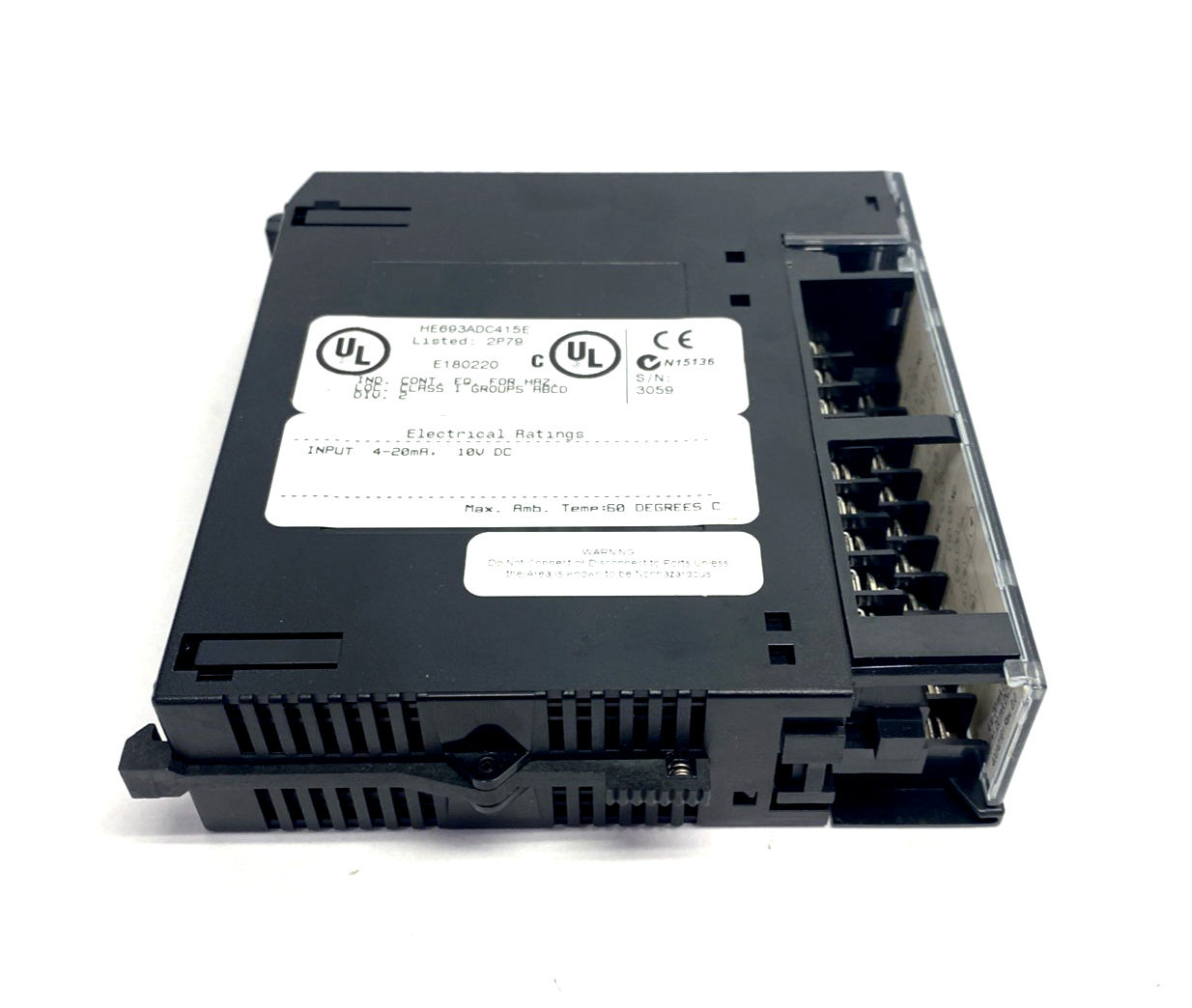HE693ADC415E | GE Fanuc Input Module - Used - Maverick Industrial Sales