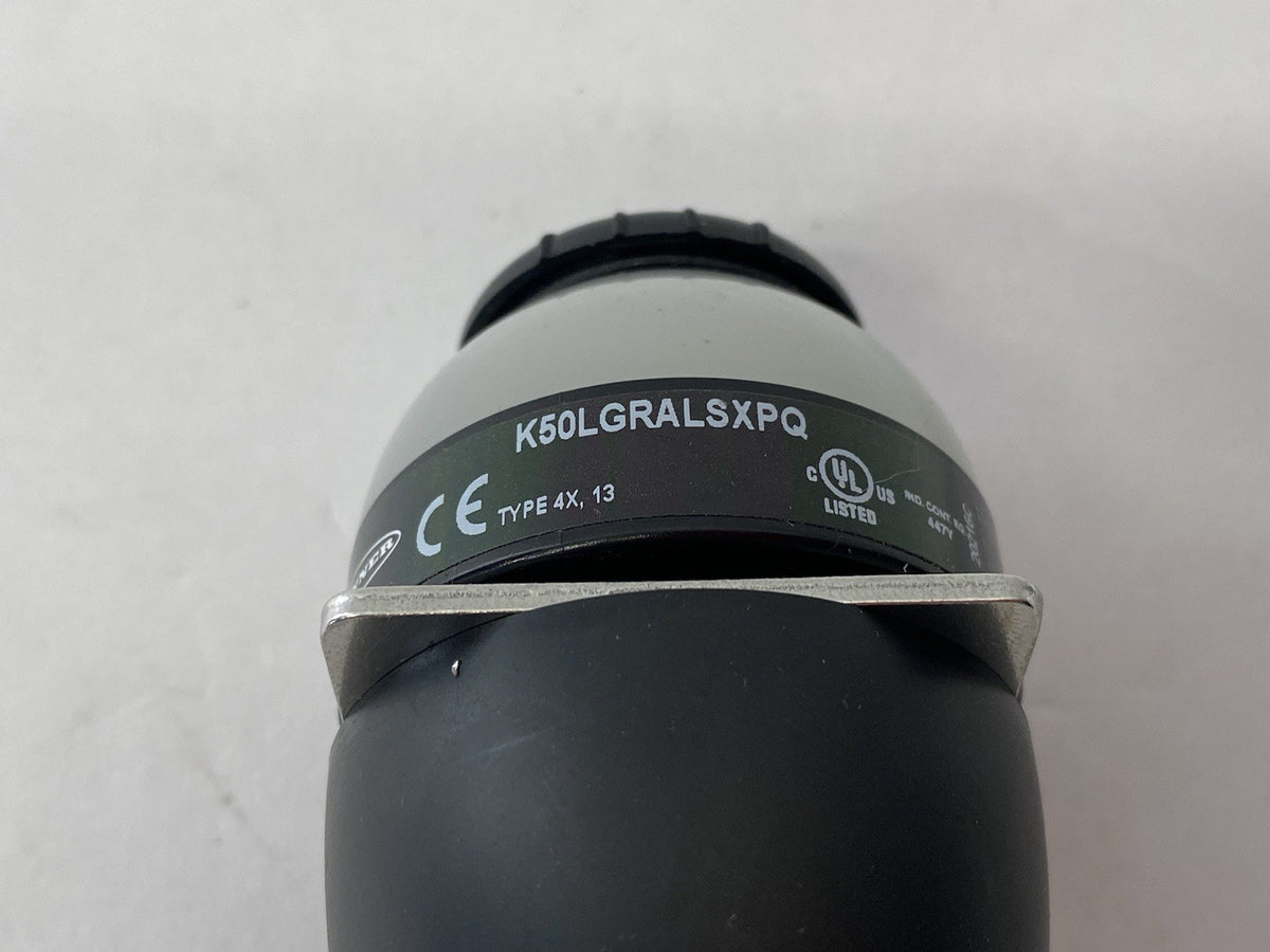 K50LGRALSXPQ | Banner EZ-LIGHT: 2-Color Sealed Loud Audible Indicator 5-Pin 19111 - Used - Maverick Industrial Sales