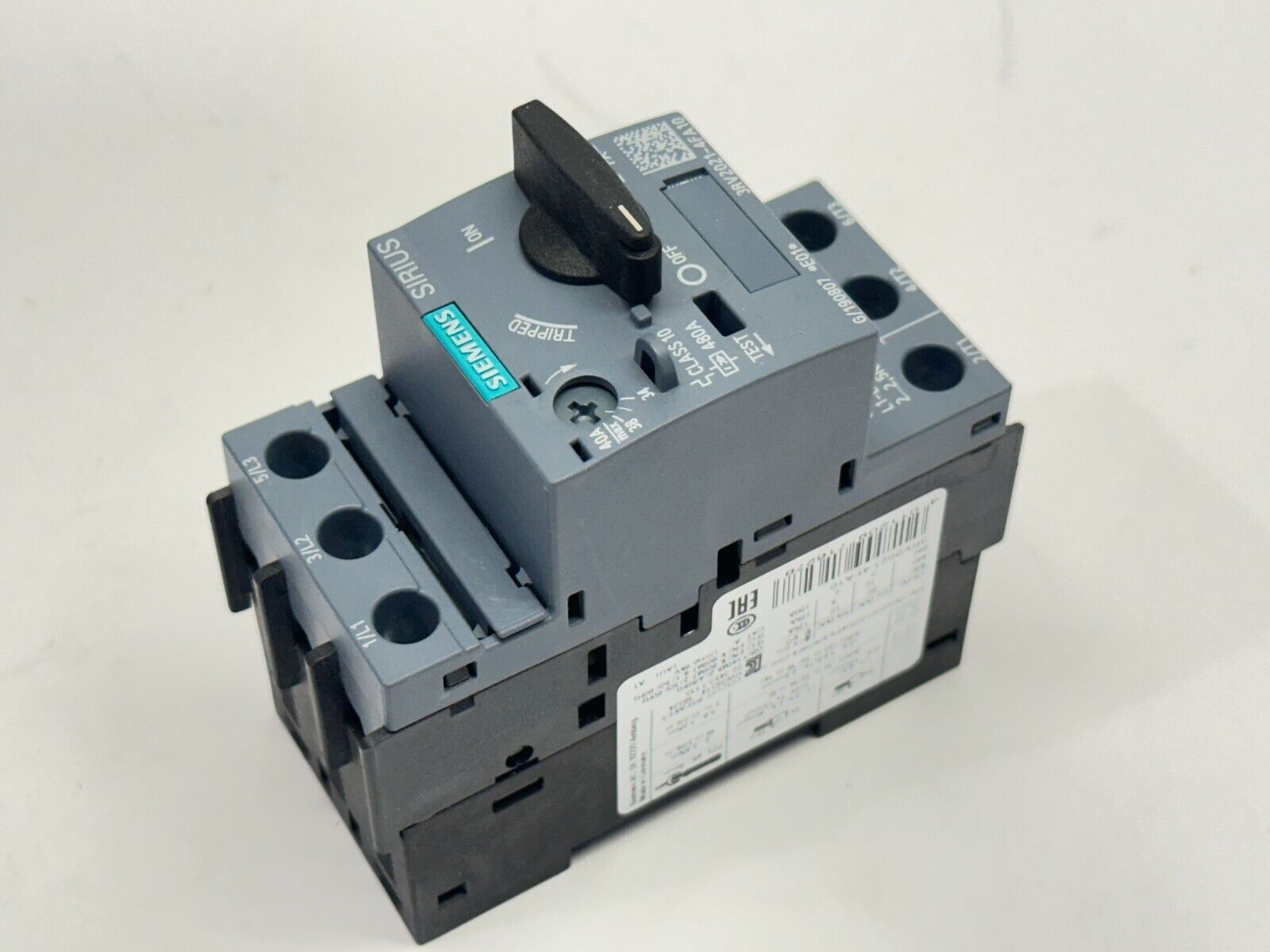 Siemens 3RV2021-4FA10 Sirius Motor Protection Circuit Breaker 34-40A 480V - Maverick Industrial Sales