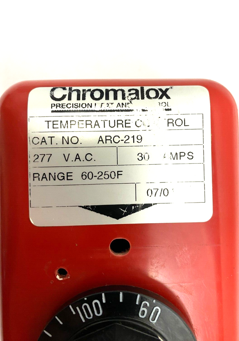 Chromalox ARC-219 Adjustable Temperature Controller With Probe 60-250F 277VAC - Maverick Industrial Sales