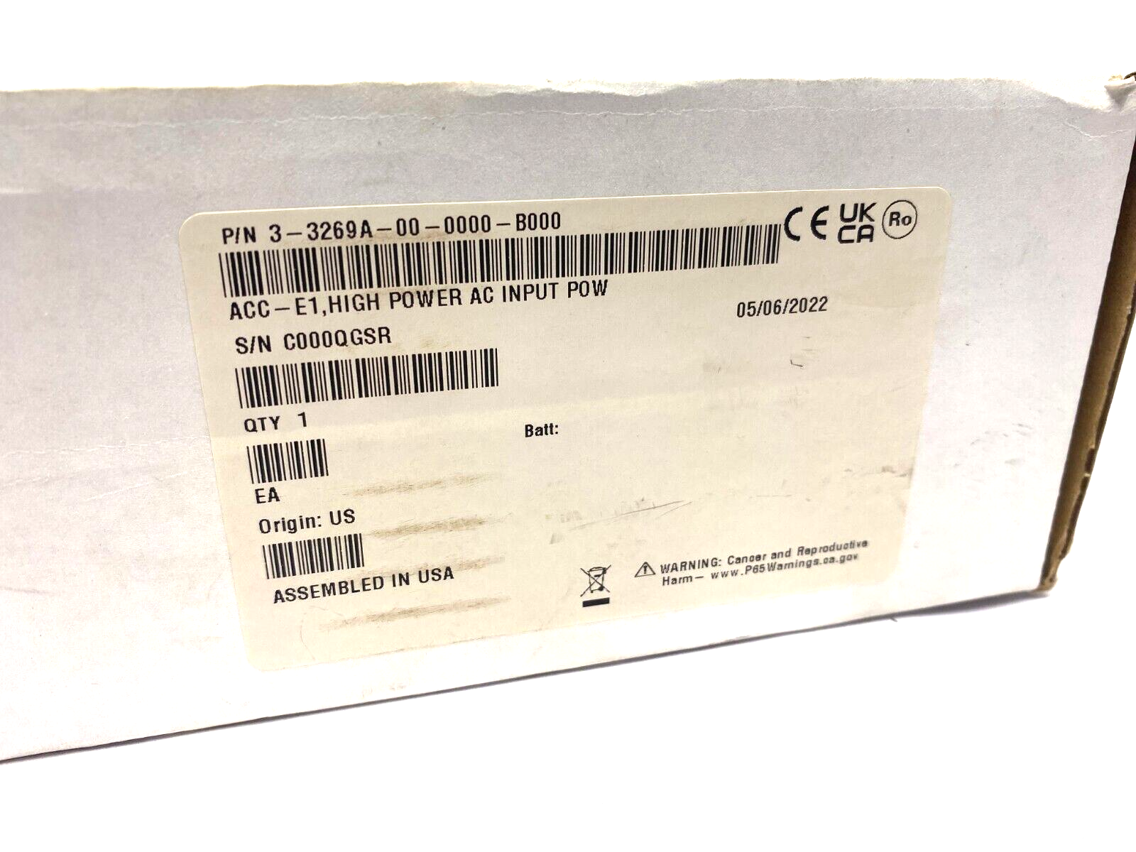 Omron Delta Tau 3-3269A-00-0000-B000 Power Supply AC Input Kit - Maverick Industrial Sales