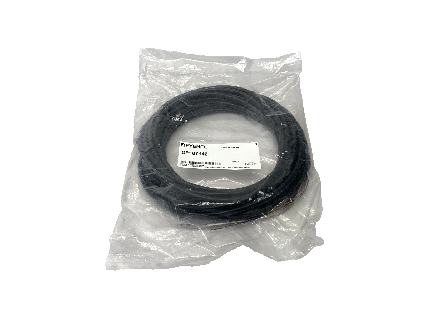 Keyence OP-87442 Vision Sensor Power I/O Cable 10m - Maverick Industrial Sales