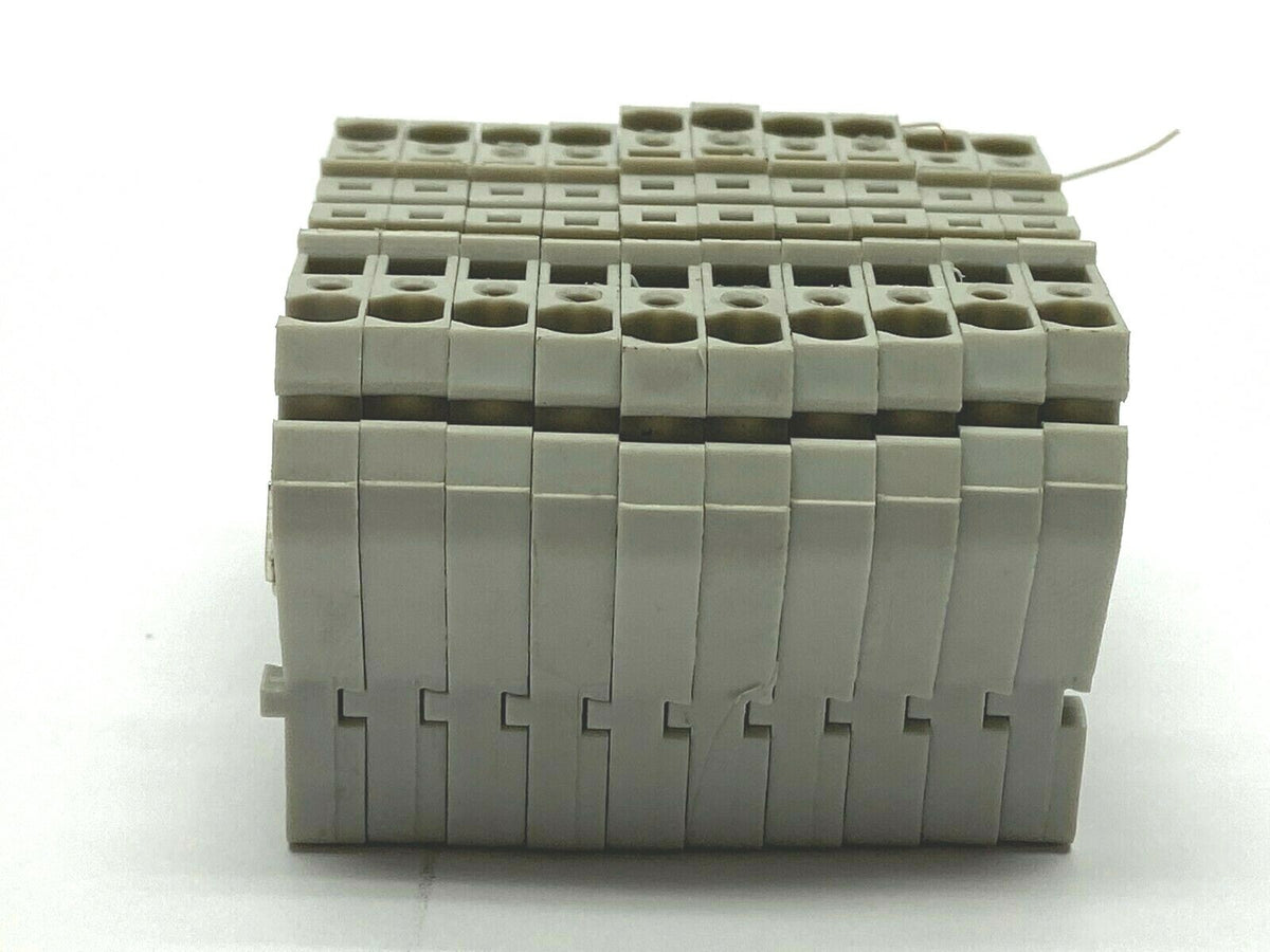 1492-R3 | Allen Bradley Gray Terminal Block LOT OF 10 - Used - Maverick Industrial Sales