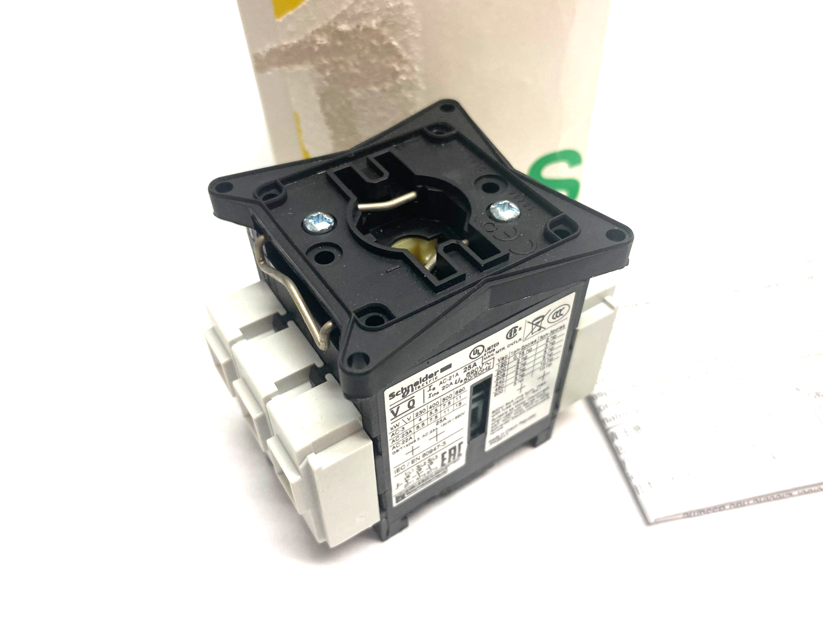 VCF0 | Schneider Electric TeSys Vario Emergency Disconnect Switch MISSING HANDLE - New Other - Maverick Industrial Sales