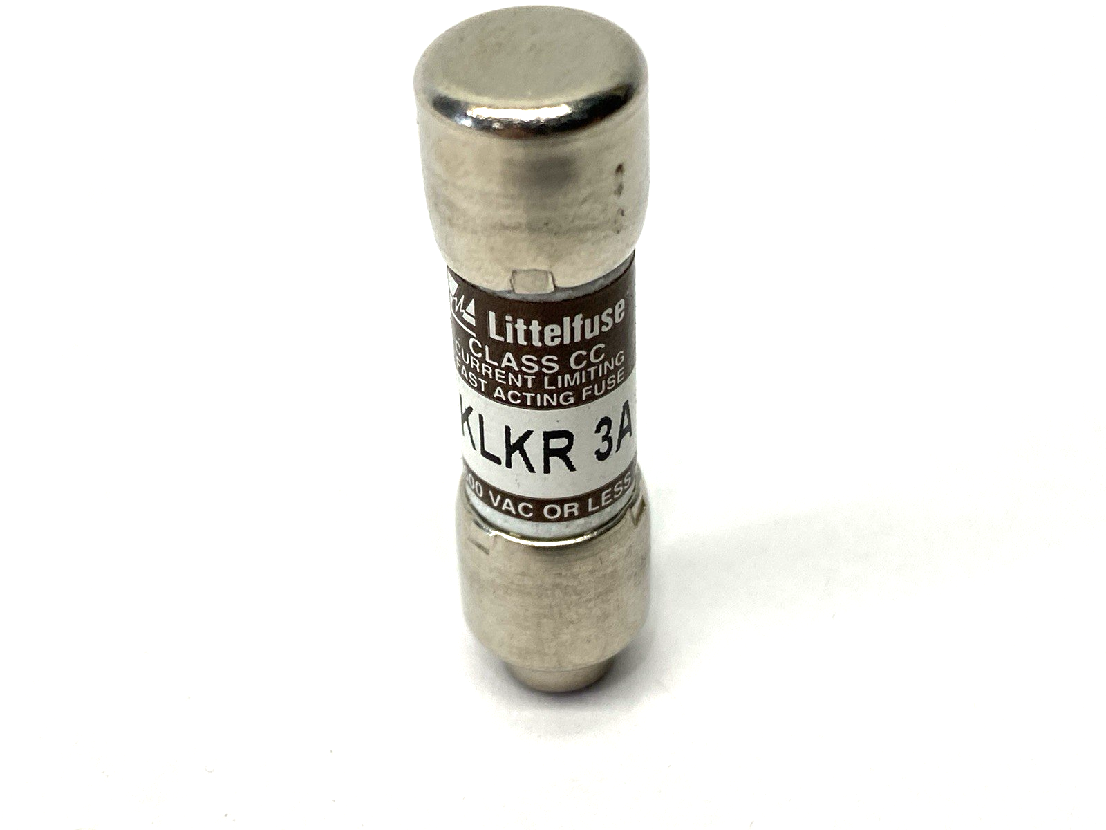 Littelfuse KLKR003 Fast Acting Midget Fuse Class CC 600V 3A LOT OF 3 - Maverick Industrial Sales