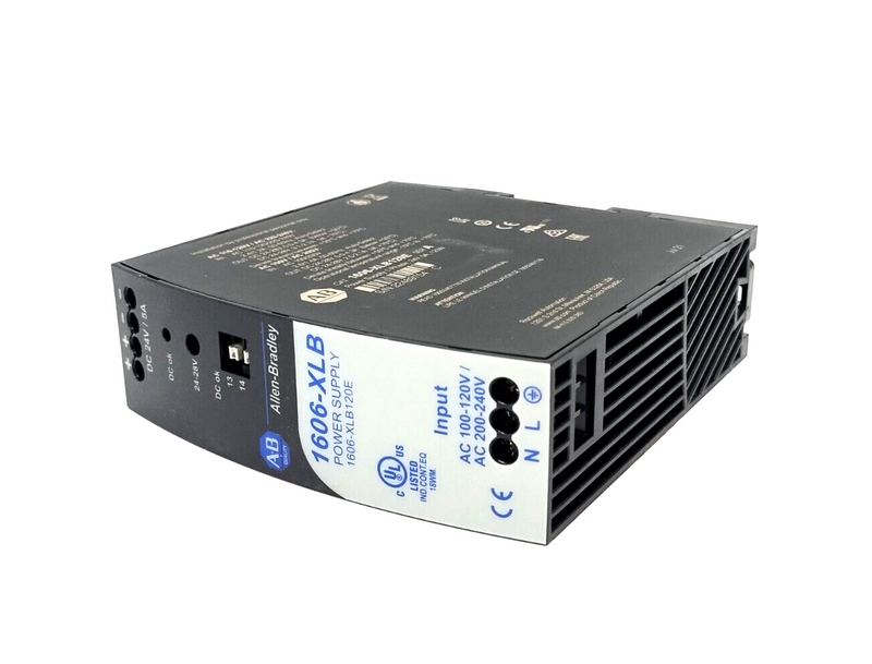 Allen Bradley 1606-XLB120E Ser. A Power Supply 1PH 100-240VAC 24VDC 5A 120W - Maverick Industrial Sales