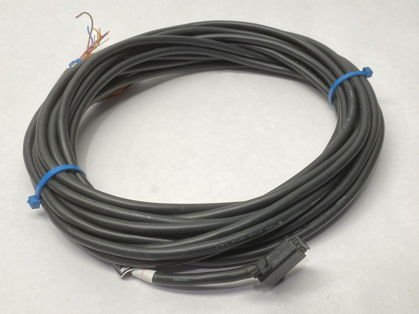 GL-RP10PM | Keyence Single-Ended Main Unit Connection Cable CUT TO 20' - Used - Maverick Industrial Sales
