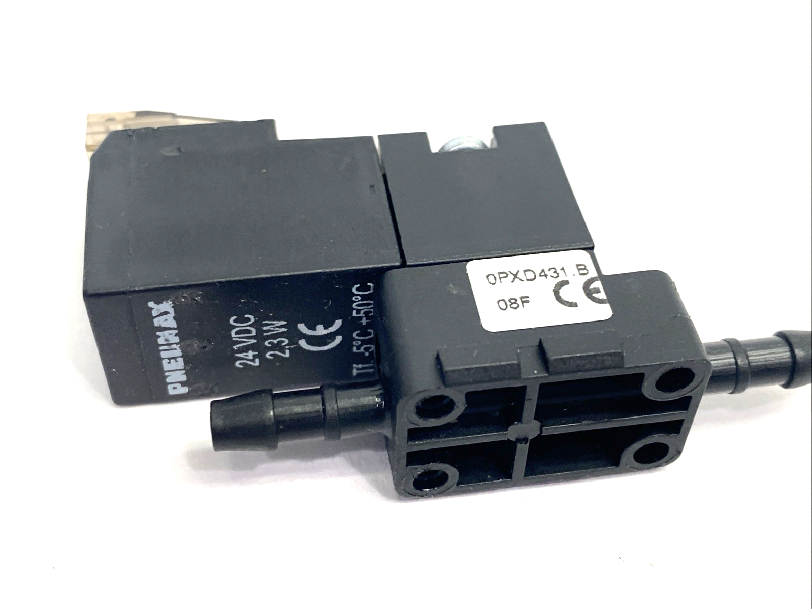 Pneumax 0PXD431.1 Solenoid Valve & 0PXD431.B Base 3/2 NC 24VDC 2.3W 0-7bar - Maverick Industrial Sales