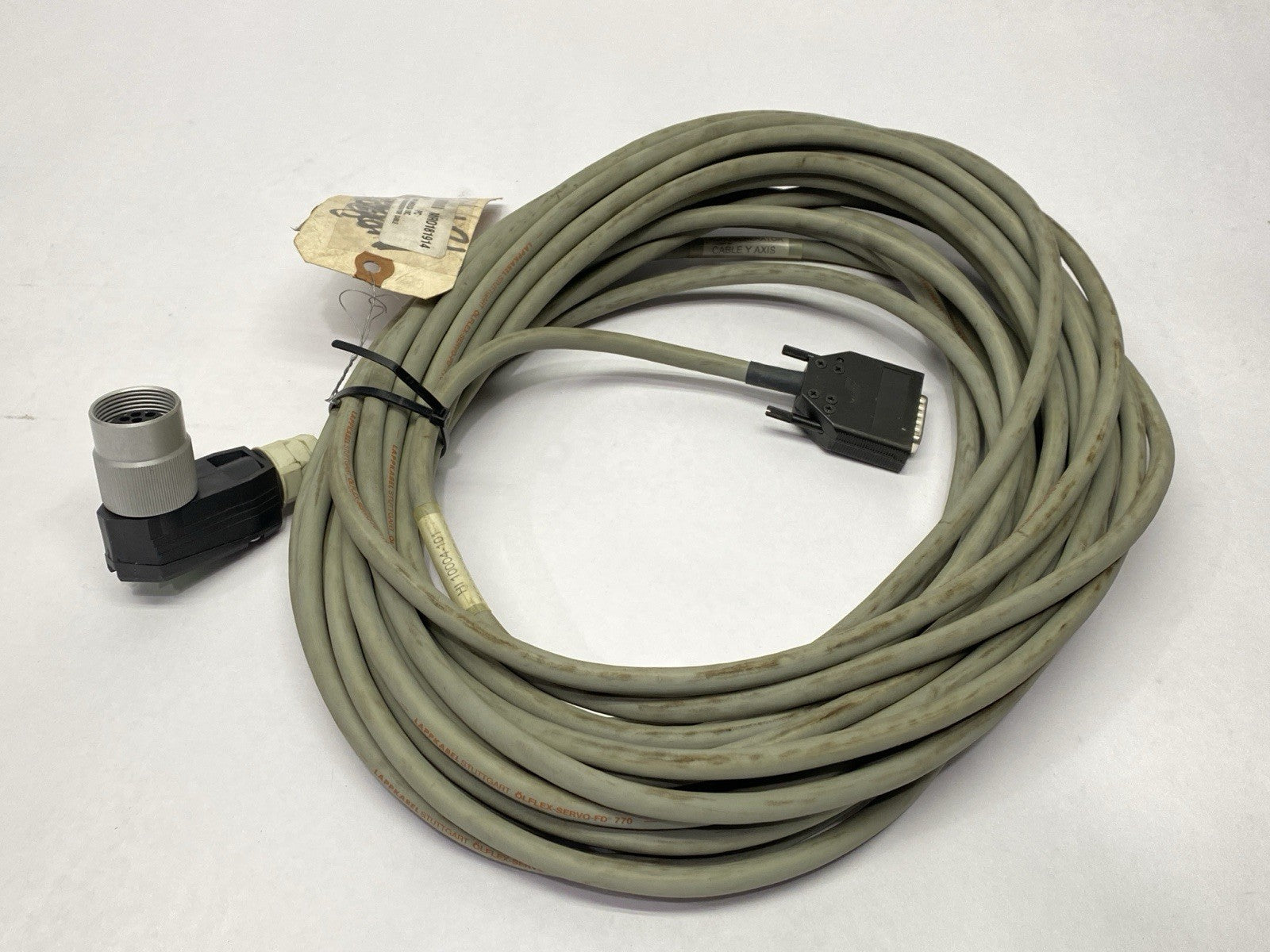 Trumpf 122687 Y-Axis Tachogenerator Cable - Maverick Industrial Sales