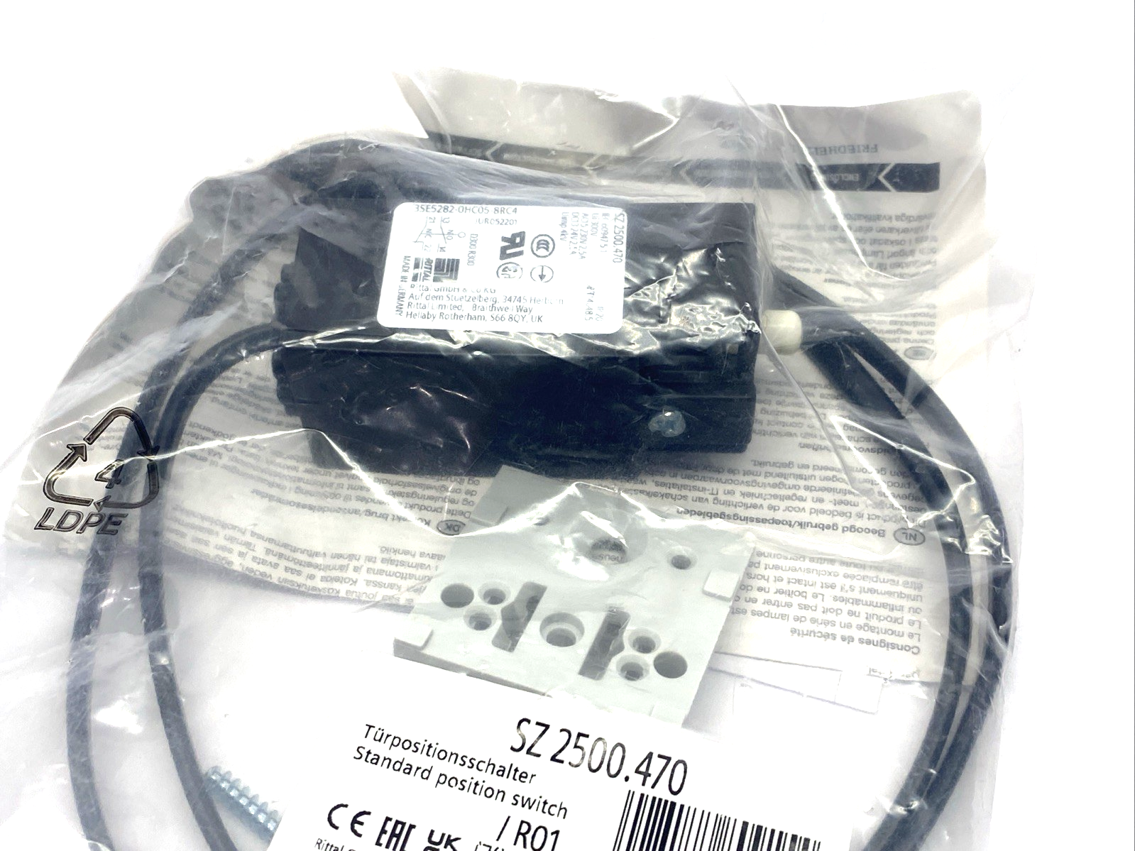 Rittal SZ 2500.470 Door-Operated Switch For LED System Light 2500470 - Maverick Industrial Sales