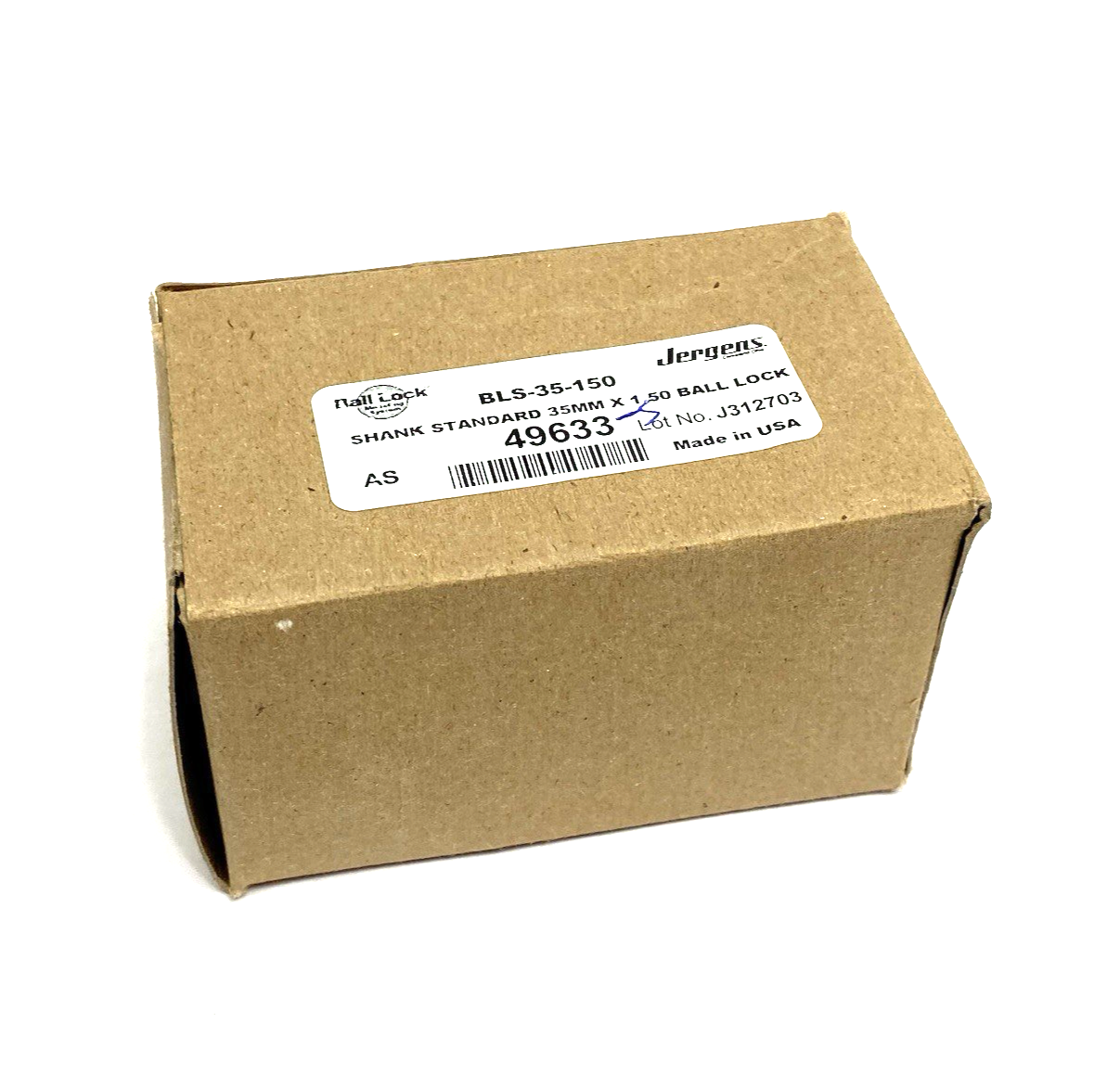 49633-S | Jergens Ball Lock® Fast Acting Shank 35mm x 1.50 Standard, BLS-35-150 - New - Maverick Industrial Sales