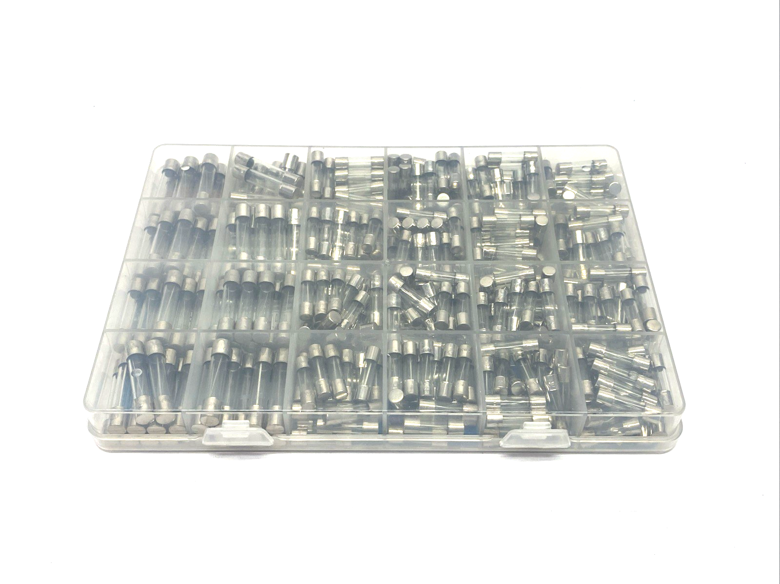 Aukenien 24 Values Fast Blow Glass Fuse Kit 6mm x 30mm & 5mm x 20mm 400 PCS KIT - Maverick Industrial Sales