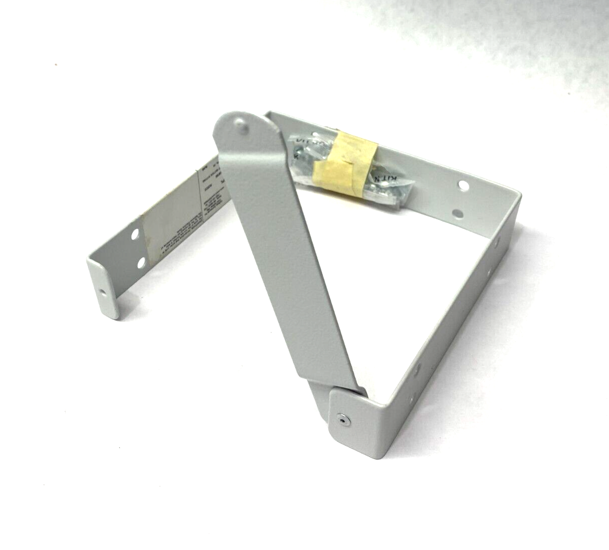 Hoffman F66GUC/SPL U-Connector Joining Bracket 6" x 6" x 1.38" Depth WHITE Steel - Maverick Industrial Sales