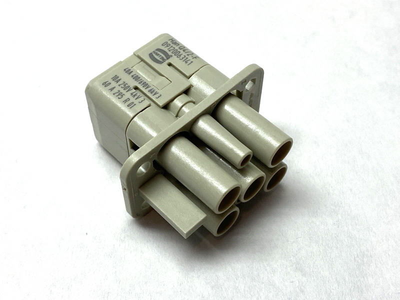 Harting 09120063141 Female Insert Crimp Connector Han Q4/2-F - Maverick Industrial Sales