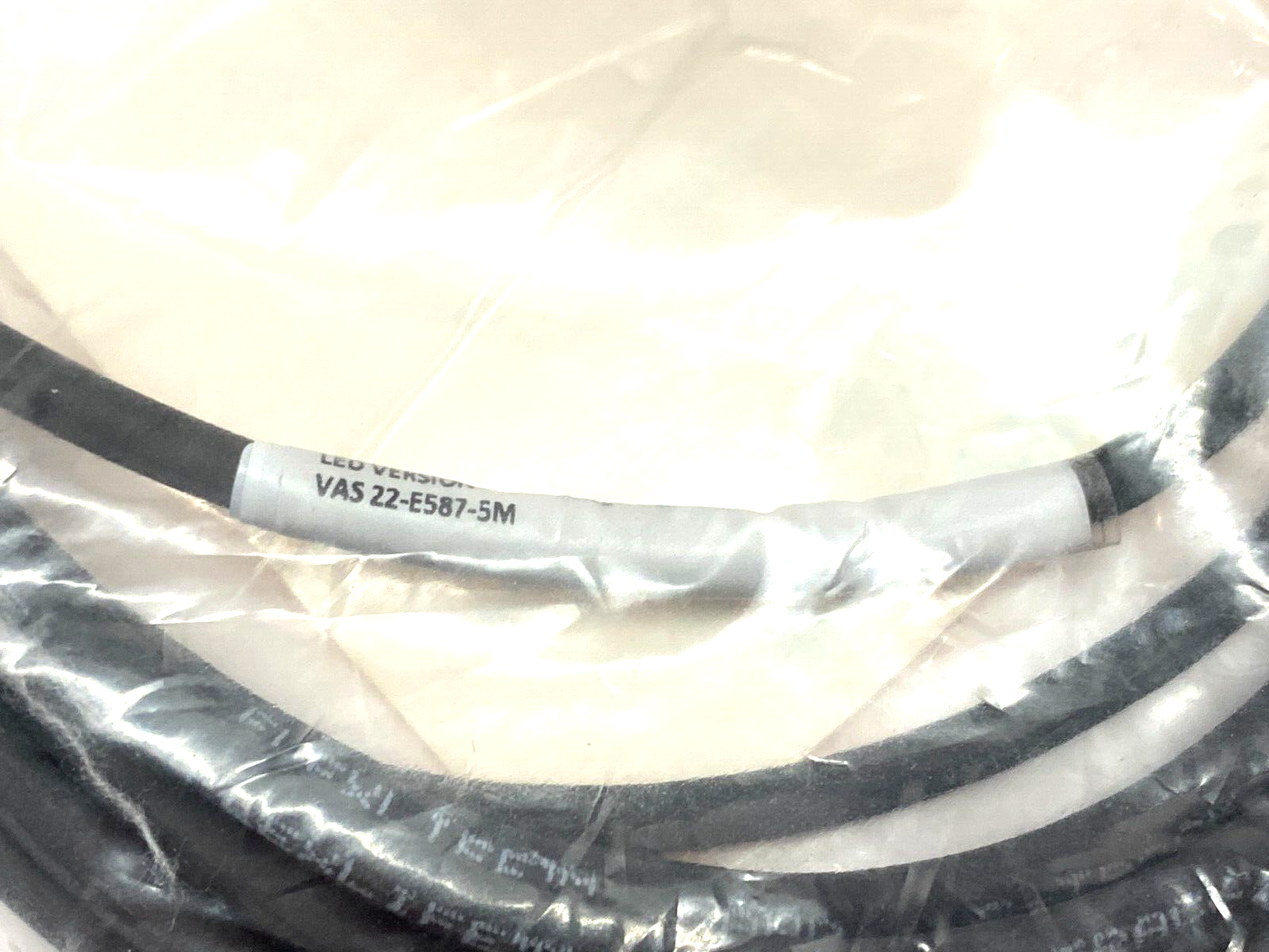 Turck VAS 22-E587-5M Single Ended Cordset LED Version Fem Valve Plug U99-14171 - Maverick Industrial Sales