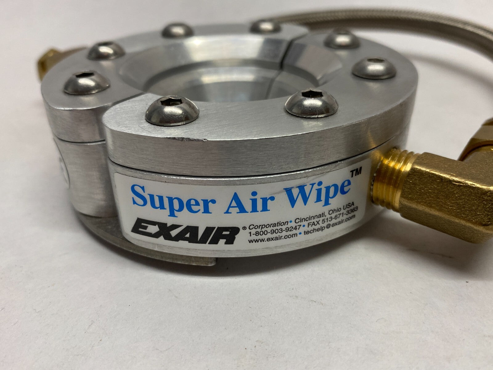 Exair 2401 Super Air Wipe Aluminum 1" ID 1/4" NPT Ports - Maverick Industrial Sales