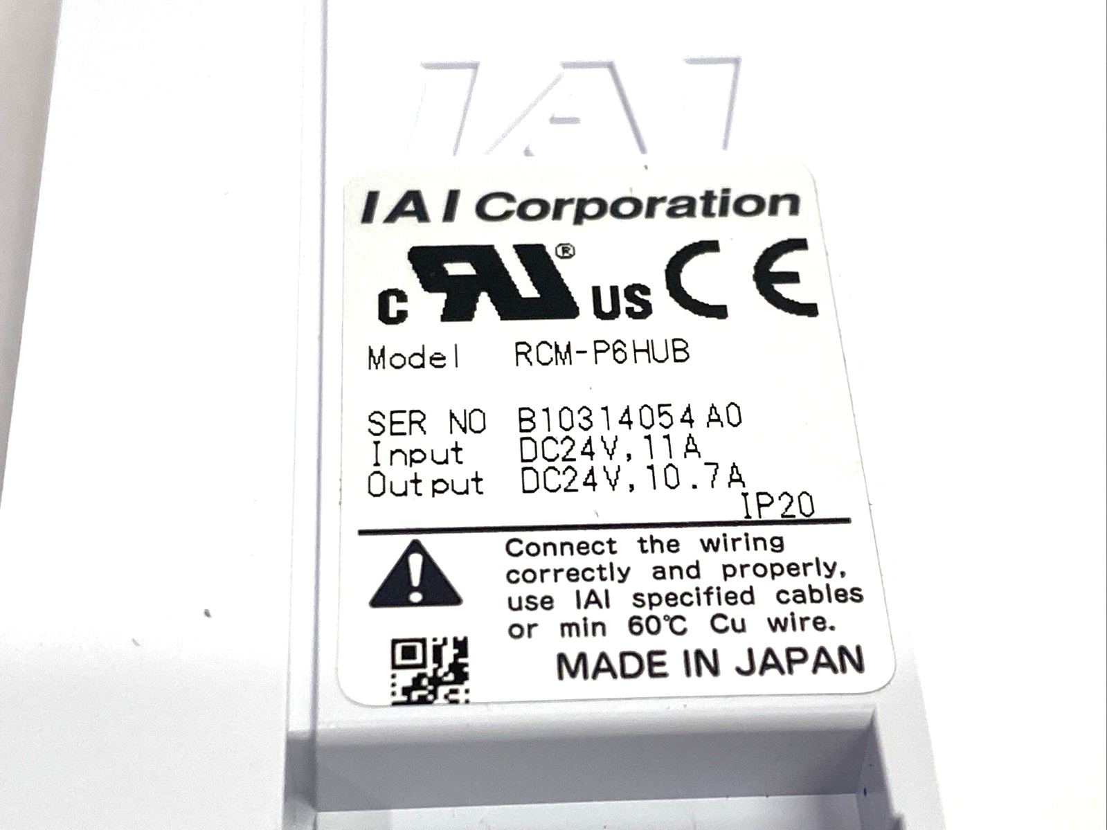 RCM-P6HUB | IAI Communication Hub Unit RLS-BK-NOM - New Other - Maverick Industrial Sales
