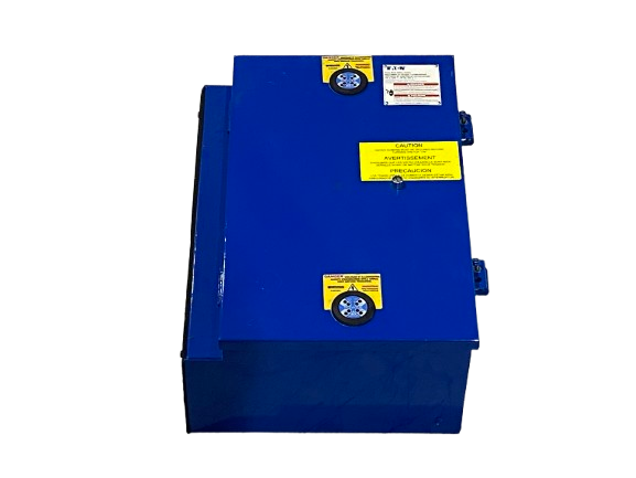 OLI363FDJB-0000 | Eaton OEM Line Isolation Safety Switch 600V 100A PAINTED BLUE - For parts or not working - Maverick Industrial Sales