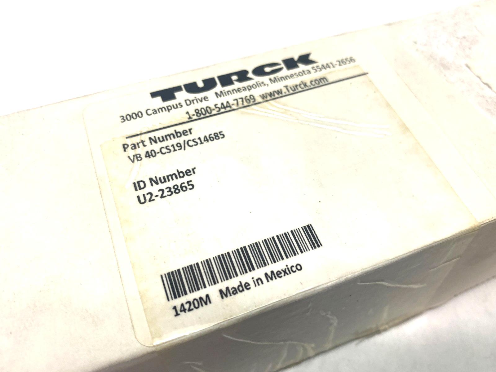 Turck VB 40-CS19/CS14685 Eurofast 4-Port Junction Box M23 Main Conn. U2-23865 - Maverick Industrial Sales