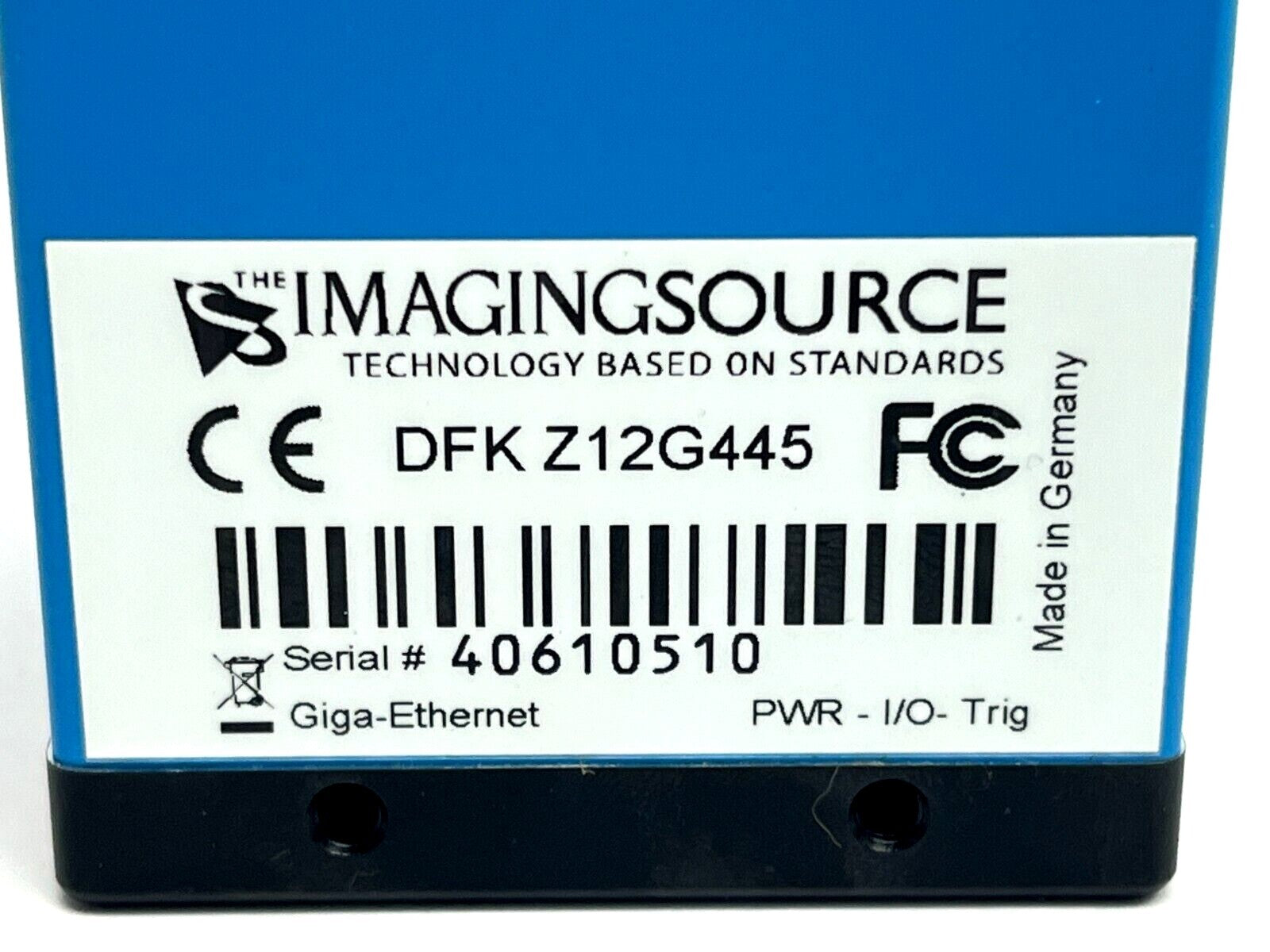 The Imaging Source DFK Z12G445 GigE Color Zoom Machine Vision Camera - Maverick Industrial Sales