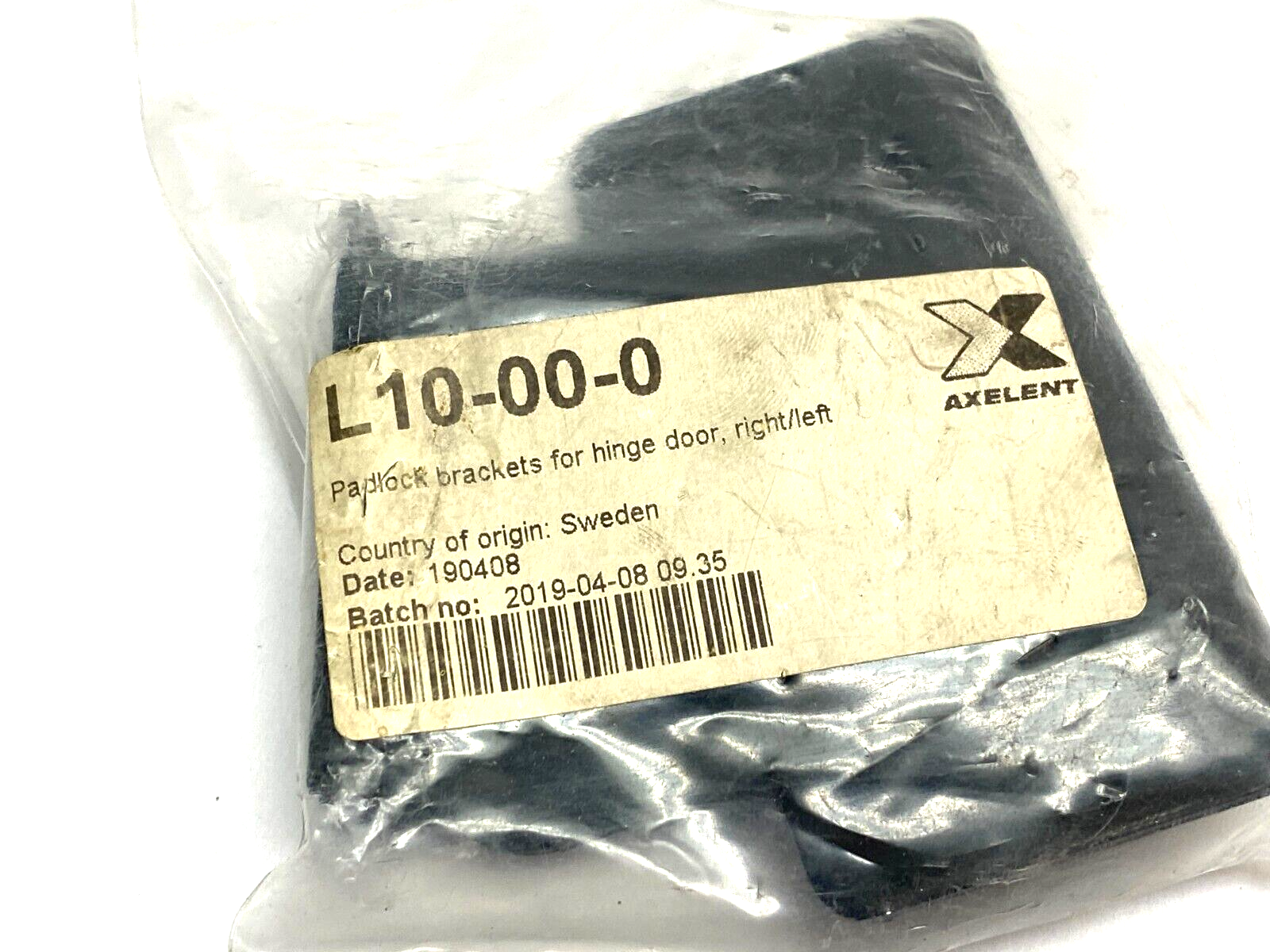 L10-00-0 | Axelent Padlock Brackets for Hinge Door Right/Left - New - Maverick Industrial Sales