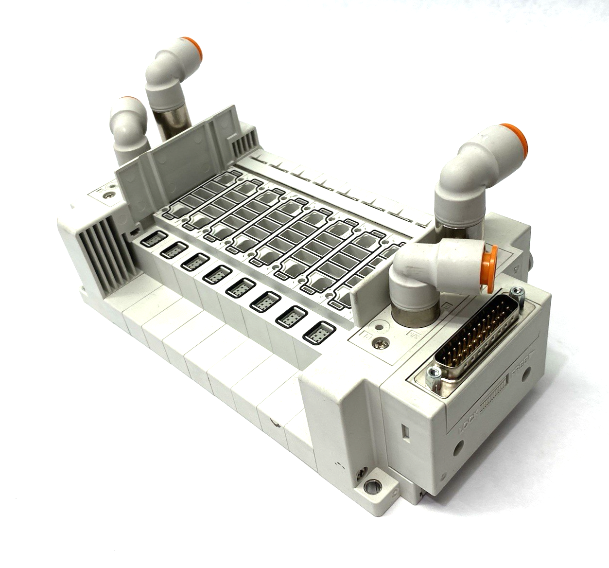 SMC SS5Y5-12F1-09B-N 9-Station Pneumatic Manifold Assembly Unit - Maverick Industrial Sales