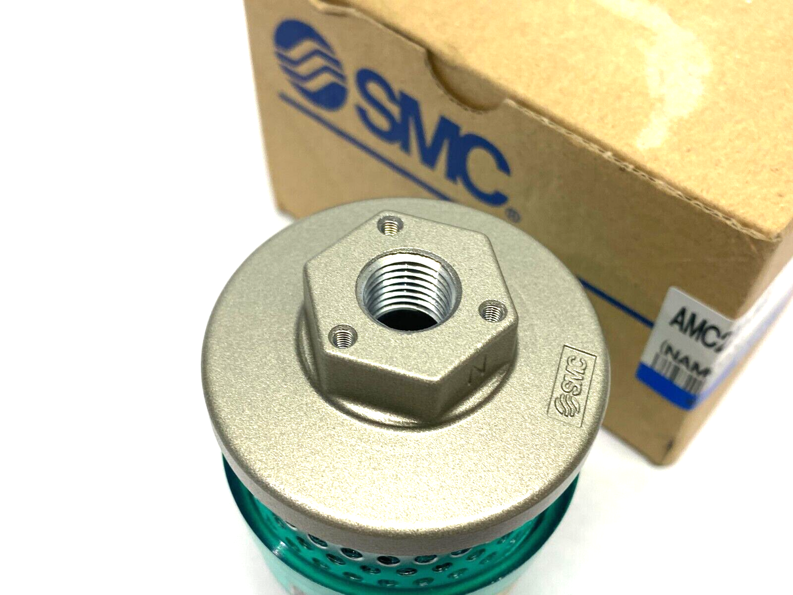 SMC AMC220-N02 Exhaust Cleaner, 1/4" NPT - Maverick Industrial Sales