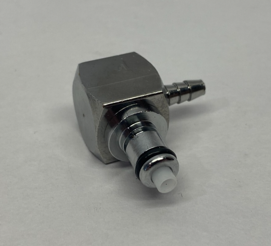 Colder Products MCD2302 Valved Elbow Hose Barb Coupling Insert 1/8" ID Hose - Maverick Industrial Sales