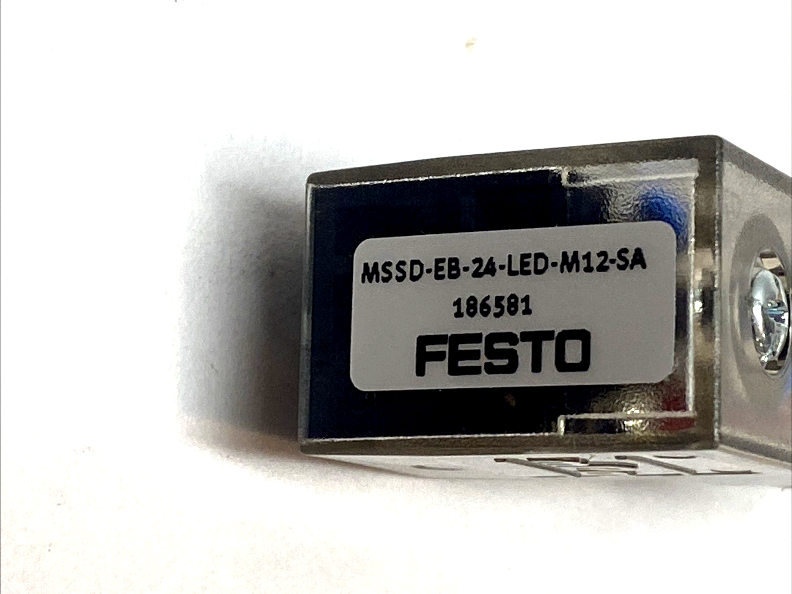 MSSD-EB-24-LED-M12-SA | Festo Sensor Cable 24V LED 186581 - New – Open box - Maverick Industrial Sales