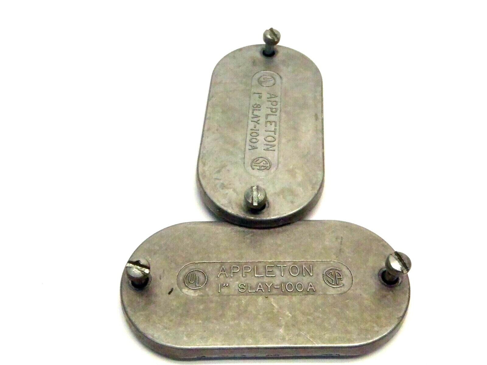 Appleton APP370F 1 Inch Wedge Lok Cast Cover Grayloy-Iron LOT OF 2 - New – Open box - Maverick Industrial Sales