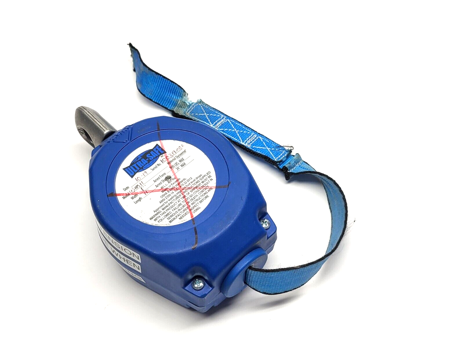 Ultra-Safe 100319-086 Retractable Lifeline Safety Lanyard - Maverick Industrial Sales
