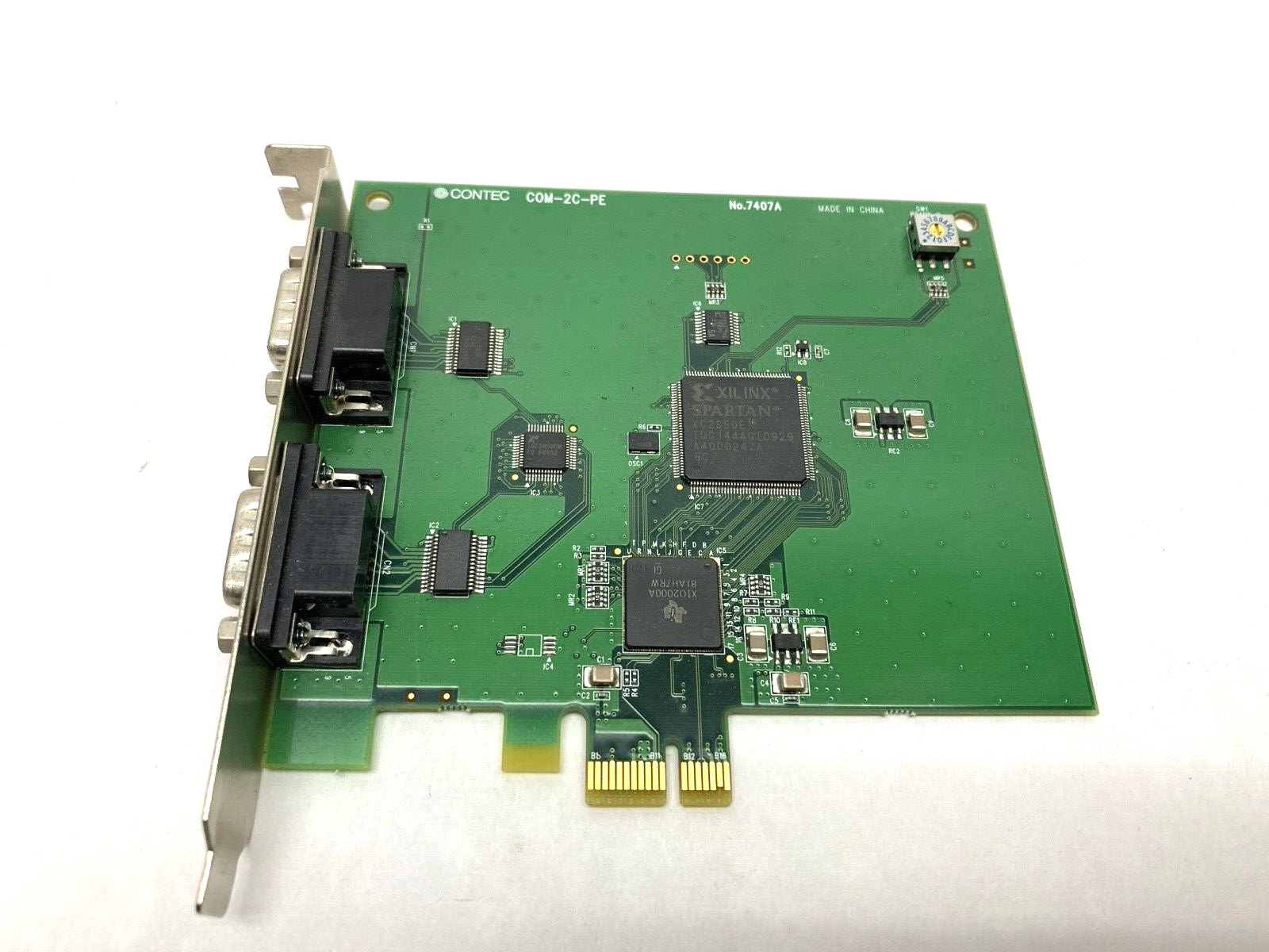 Contec COM-2C-PE No. 7407A 9GRBV07001117 RS-232C Serial I/O Board - Maverick Industrial Sales