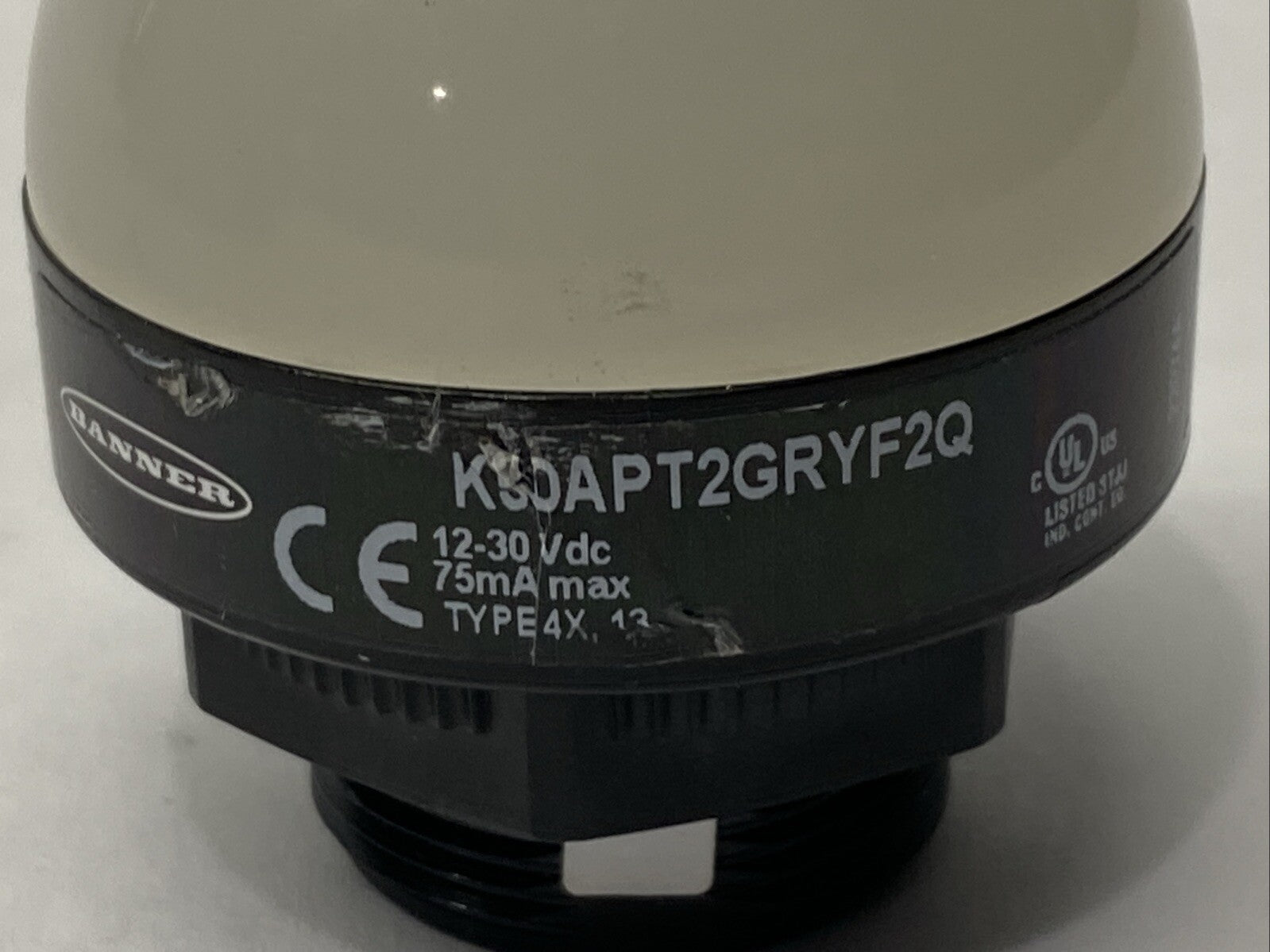 Banner K50APT2GRYF2Q K50 Series Multipurpose Illuminated Touch Button 50mm - Maverick Industrial Sales