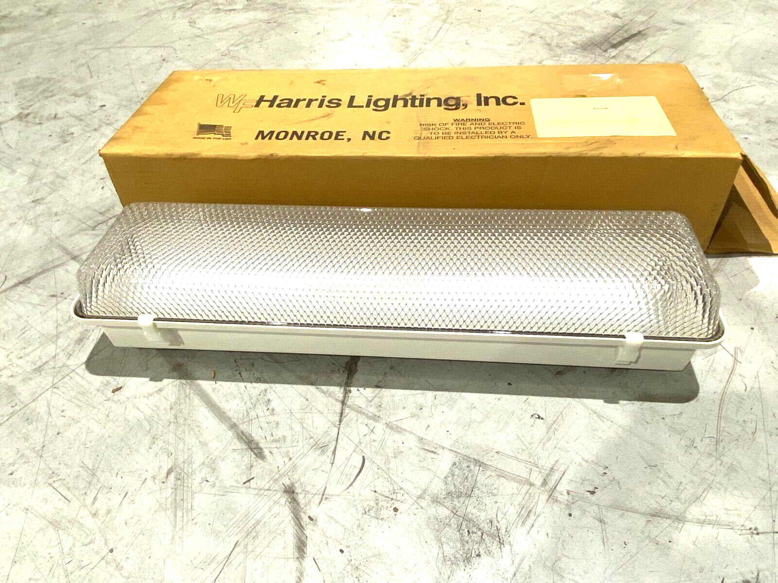 WF Harris Lighting RS-100 Facility Lighting Unit Clear Prism 120-277V - Maverick Industrial Sales