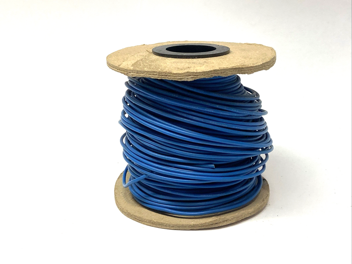 Blue Conductor Cable E211048, 18 AWG, AWM, 300V, 1 lb 1.4oz Wire Spool, 221756 - Maverick Industrial Sales