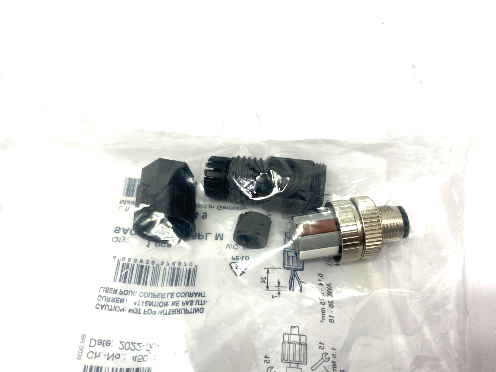 Phoenix Contact SACC-M12MS-5PL M Field Wireable Connector 5-Position 1424649 - Maverick Industrial Sales