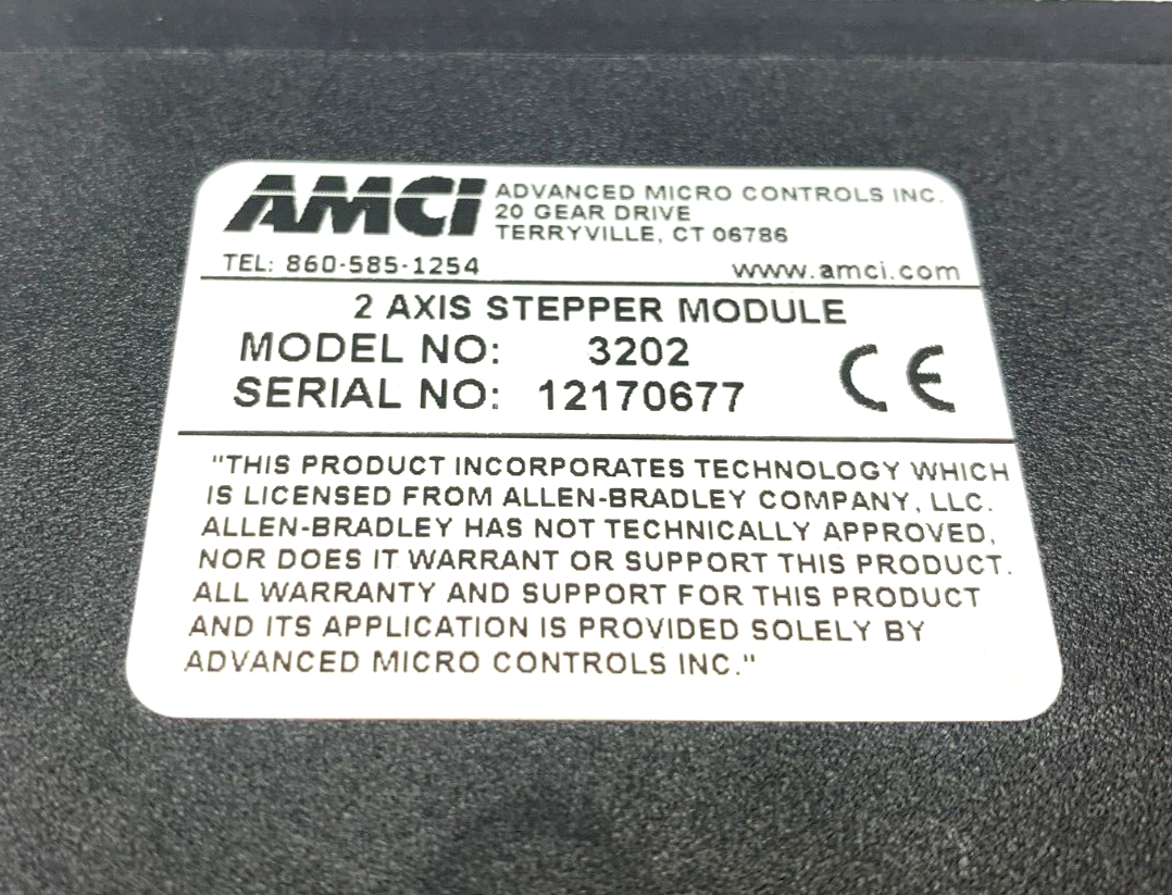 AMCI 3202 ControlLogix 2-Axis Stepper Module 20-Gear - Maverick Industrial Sales