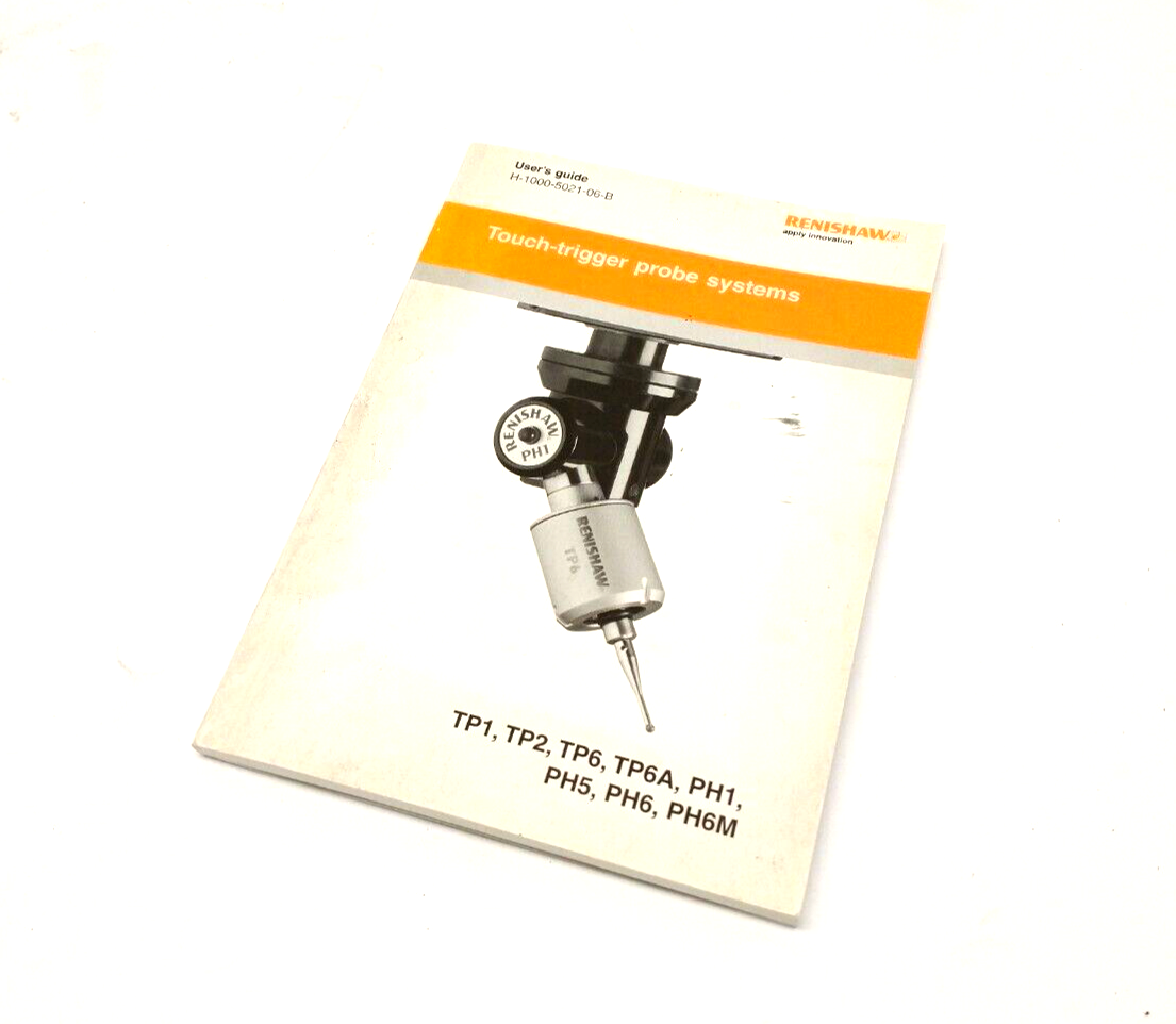 Renishaw H-1000-5021-06-B Touch-Trigger Probe System User's Guide Booklet & CD - Maverick Industrial Sales