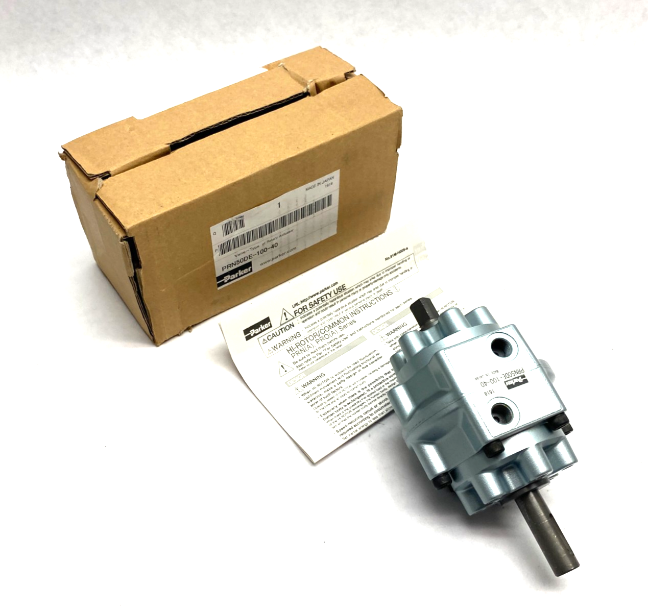 Parker PRN50DE-100-40 Compact Vane-Type Pneumatic Rotary Actuator - Maverick Industrial Sales