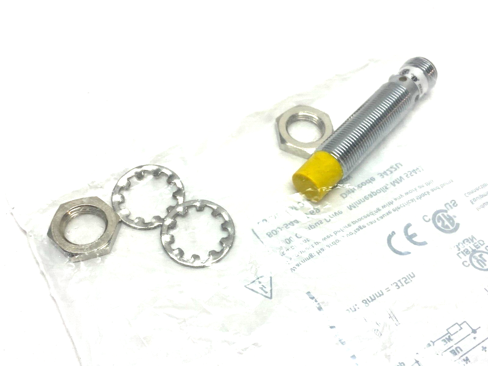 46113981, NI8-M12E-AP6X-H1141 | Turck NI8-M12E-AP6X-H1141 Inductive Proximity Sensor 3-Wire 10-30VDC 46113981 - New - Maverick Industrial Sales