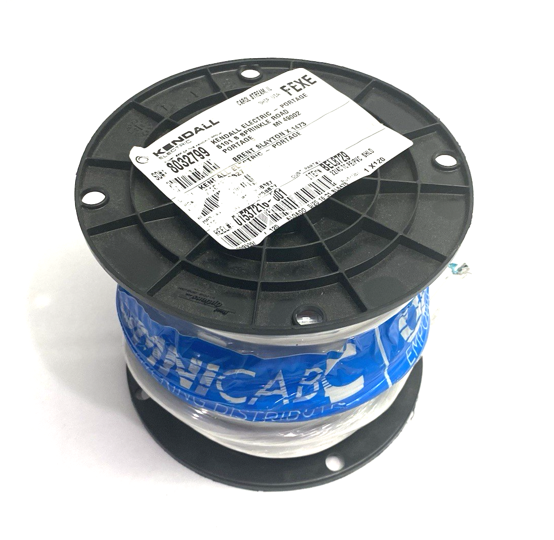 8729 | Belden Shielded Audio, Control, and Instru. Cable 22AWG 4-Cond LOT OF 120ft - New - Maverick Industrial Sales