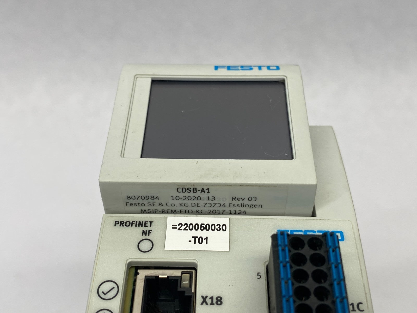 Festo CMMT-AS-C5-11A-P3-PN-S1 Servo Drive Vertical Mount 5340818 - Maverick Industrial Sales