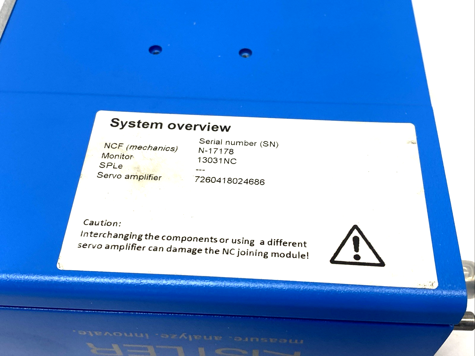 Kistler 5847B0 maXYmos NC Process Monitoring System N-17178 - Maverick Industrial Sales