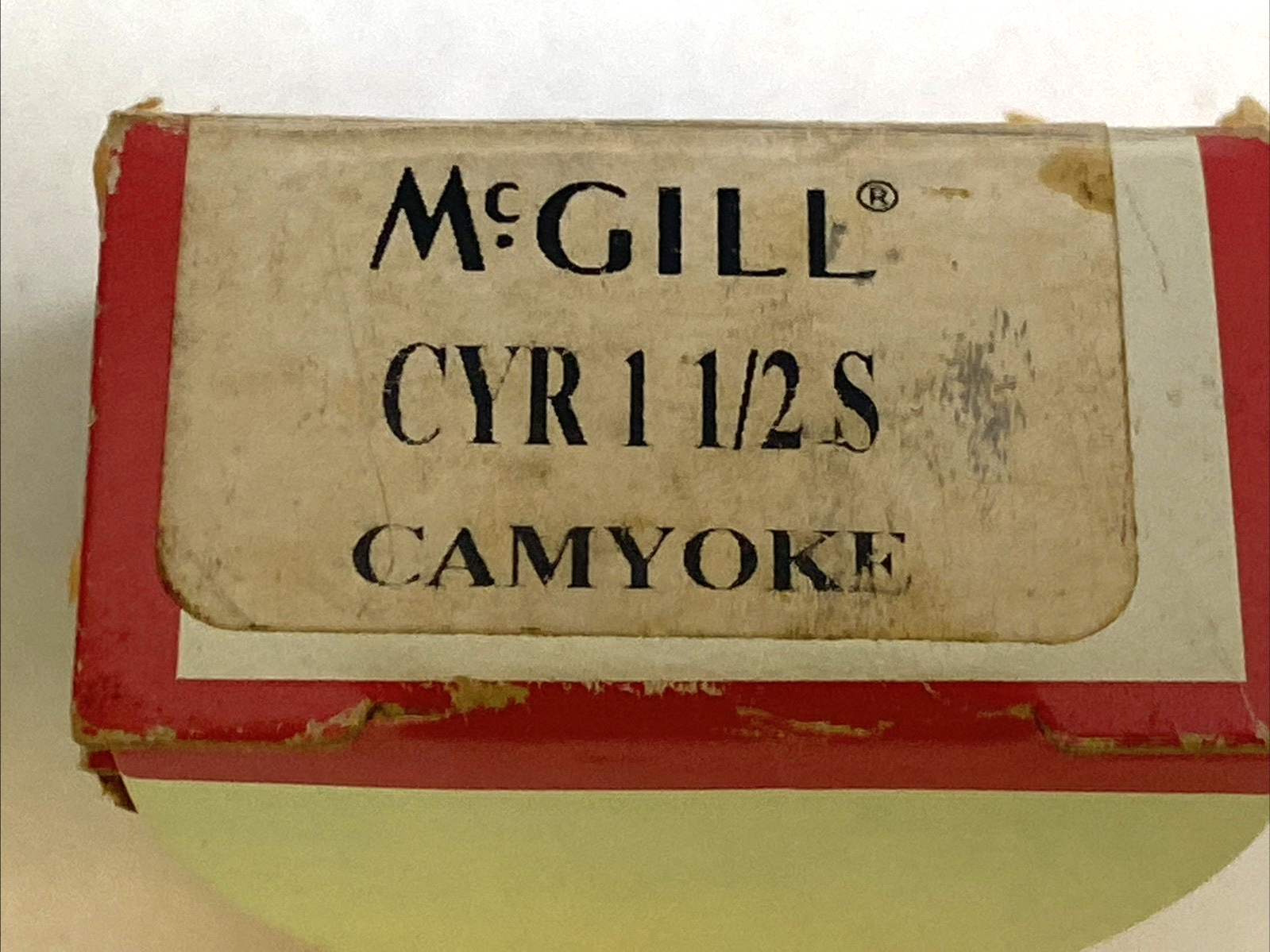 McGill CYR 1 1/2 S CAMROL Yoke Type Cam Follower 1.5" Roller 7/16" Bore Sealed - Maverick Industrial Sales