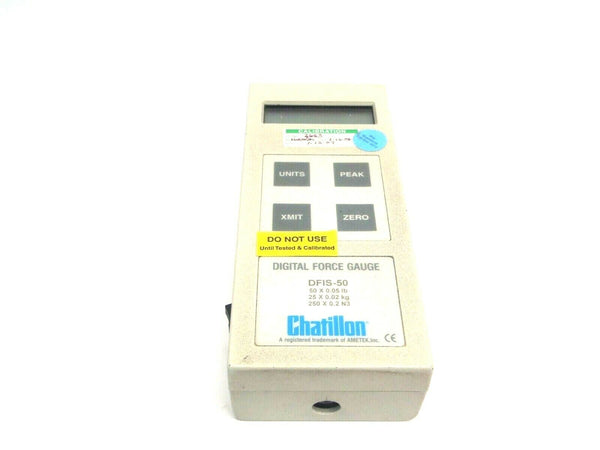 Chatillon DFIS-50 Digital Force Gauge 50 x 0.05 lb 25x0.2kg 250x 0.2 N3 - Maverick Industrial Sales