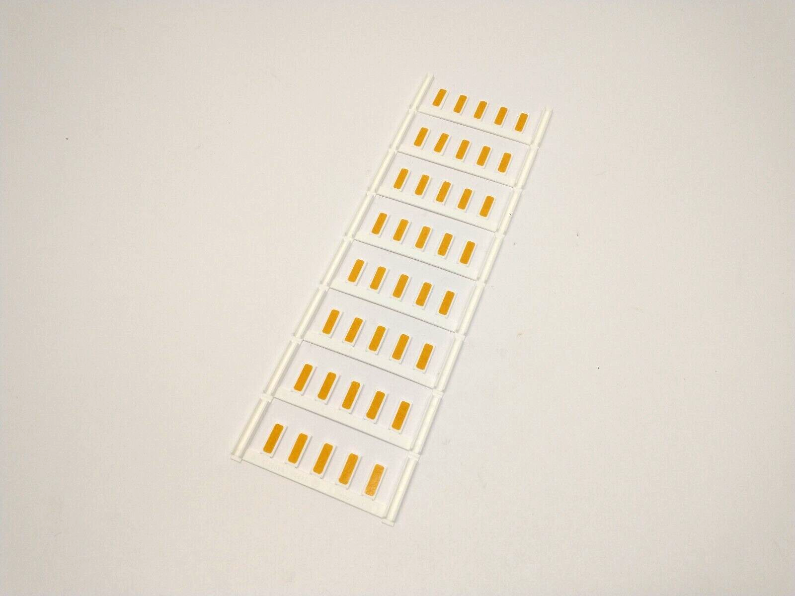 Allen Bradley 1492-MAS6X15 Ser A Blank Adhesive Marker Cards 6mm x 15mm BOX OF 5 - Maverick Industrial Sales