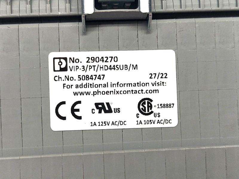 Phoenix Contact VIP-3/PT/HD44SUB/M VARIOFACE Interface Module 2904270 - Maverick Industrial Sales