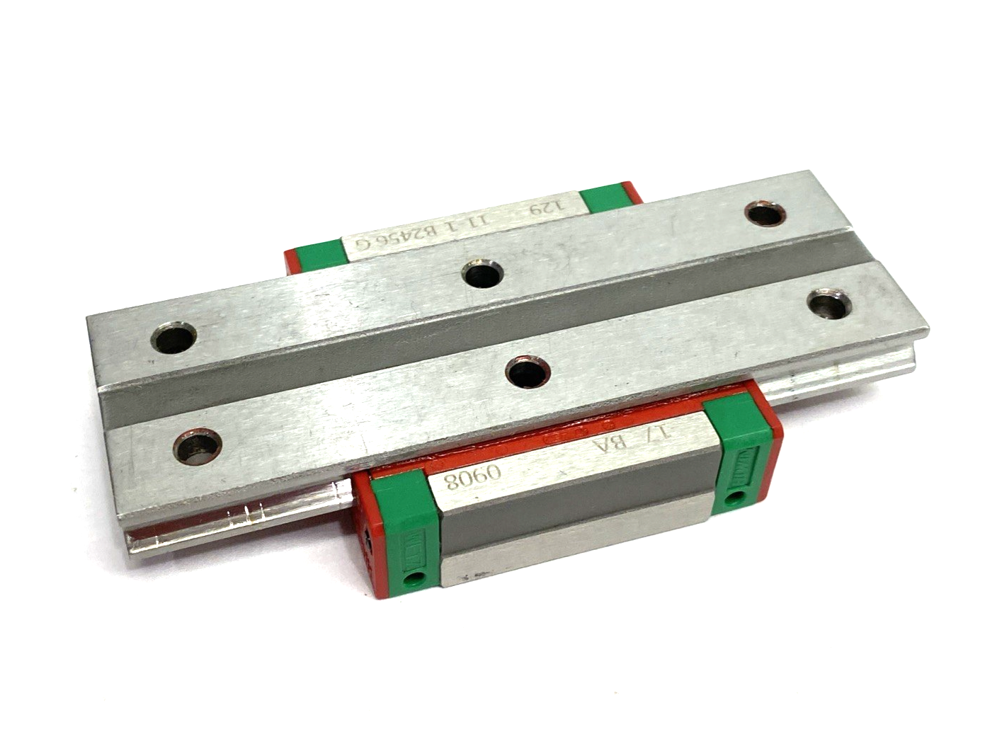WEH-17-CA-1T100-Z0-C | Hiwin Linear Guideway Block and Rail, 1-Block, 100mm Rail - Used - Maverick Industrial Sales